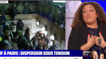 Je suis très gênée” : malaise sur BFMTV après un reportage exclusif sur la BRAV-M