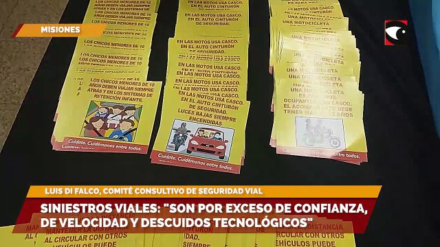 Siniestros viales en Misiones: son por exceso de confianza, de velocidad y descuidos tecnológicos