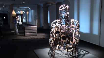 L'escultor Jaume Plensa a la sala d'exposicions de la Pedrera