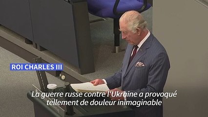 L'invasion russe en Ukraine est "une menace pour l'Europe", prévient Charles III