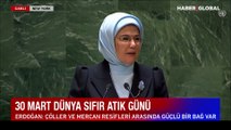Emine Erdoğan'dan BM oturumunda 'Dünya 5'ten büyüktür' mesajı