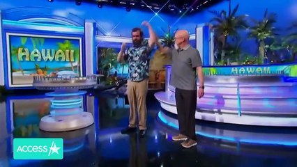 Скачать видео: ‘Wheel Of Fortune’s’ Pat Sajak Playfully TACKLES Contestant