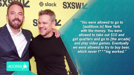 Ben Affleck & Matt Damon Shared A Bank Account Before They Were Famous