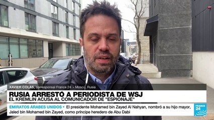 Informe desde Moscú: Rusia arresta por "espionaje" a reportero de ‘The Wall Street Journal’