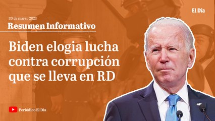 Joe Biden elogia lucha contra corrupción en RD