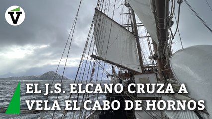Elcano dobla el Cabo de Hornos a la antigua usanza: a vela