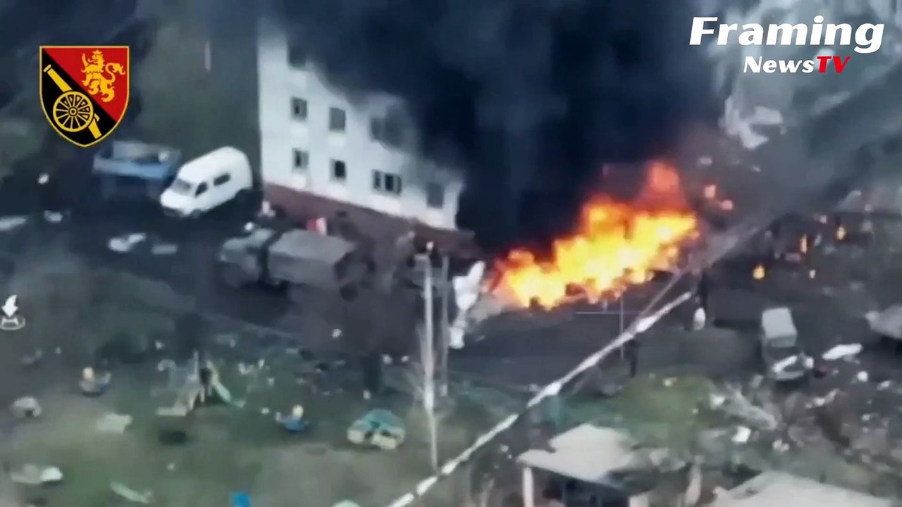 Pasukan Ukraina meledakkan amunisi, kendaraan, dan tenaga kerja Rusia di Donetsk