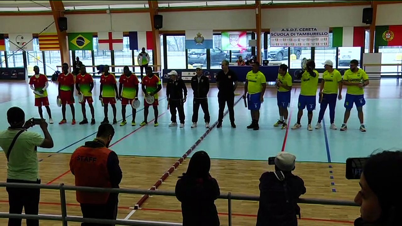 BRASILE-BENIN    4° Mondiale Nazionali Tamburello Indoor