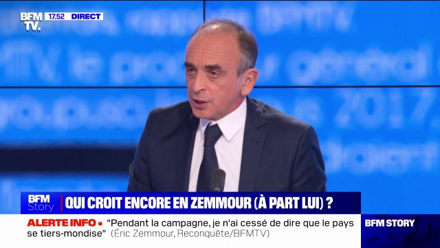 Éric Zemmour: Pendant la campagne présidentielle, je n'ai cessé de dire que le pays se tiers-mondise