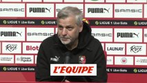 Bruno genesio (rennes) : « je vois qu il y a l arbitre, le var et le super var » - foot - l1