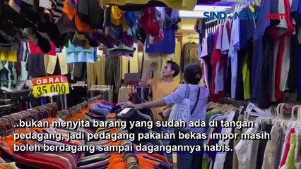 Télécharger la video: Kunjungi Pasar Senen Bertemu Pedagang Thrifting, Mendag Zulkifli: Pedagang Masih Boleh Berjualan