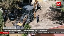 Hallan fosa clandestina en Zumpango, Estado de México