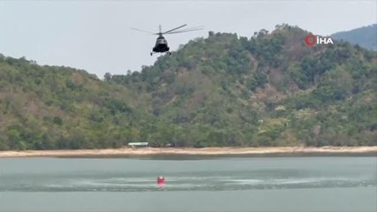 Tayland'daki orman yangını devam ediyorYangında 110 hektar ormanlık alan kül oldu