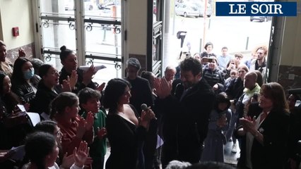 Patrick Bruel à l' athénée Royal de Koekelberg