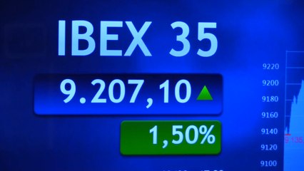 El Ibex 35 suma un 1,50 % y supera los 9.200 puntos