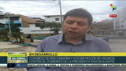 Congreso peruano debatirá y votará moción de vacancia contra la presidenta Dina Boluarte