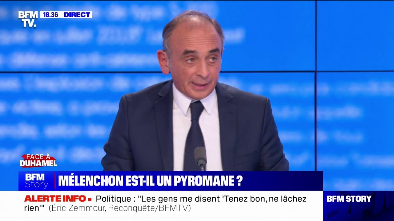 Éric Zemmour: "Il ne peut pas y avoir de violences policières, car la police, et donc l'État, a le monopole de la violence légitime"