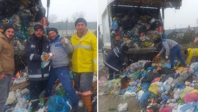 8 ton çöpü tek tek karıştırdılar! Aradığını bulduğunda küçük çocuk gözyaşlarına boğuldu