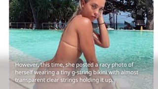 Influencer Divides Her Fans Over 'Vulgar' Bikini Picture