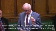 Jim Shannon on the Good Friday Agreement