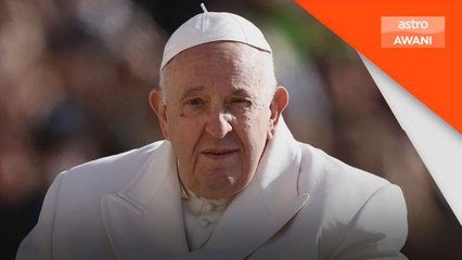 Pope Francis dikejar ke hospital akibat jangkitan paru-paru