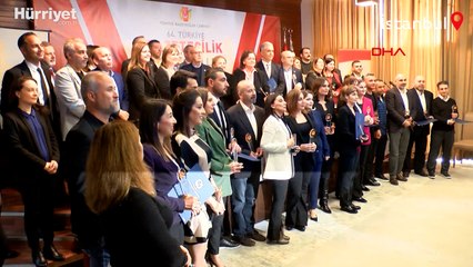 Türkiye Gazeteciler Cemiyeti'nden Demirören Medya'ya 7 ödül