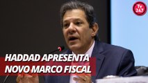 Ministro Fernando Haddad fala sobre novo arcabouço fiscal