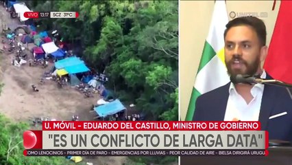 Del Castillo confirma dos muertos en predio Santagro y dice que las dos partes en conflicto son avasalladores