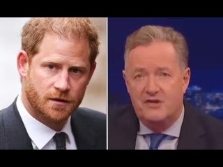 Harry vuole il "controllo completo" su ciò che si dice su di lui, dice un furioso Piers Morgan