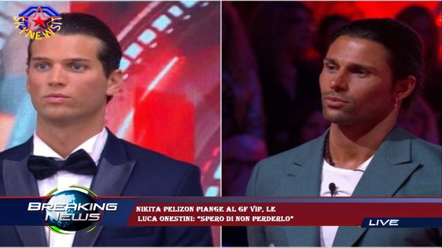 Nikita Pelizon piange al Gf Vip, le Luca Onestini: “Spero di non perderlo”