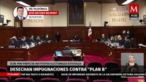 Ministro desecha impugnaciones de institutos electorales estatales contra primera parte del Plan B