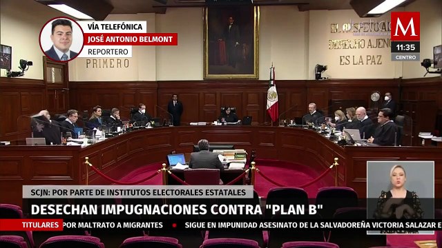 Ministro desecha impugnaciones de institutos electorales estatales contra primera parte del Plan B