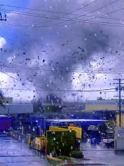 Shocking video California torando I've never seen zero survival instincts before. #Tornado #California