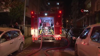 Avcılar'da metruk binada çıkan yangında 1 kişi dumandan etkilendi