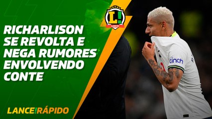 Richarlison se revolta e nega rumores envolvendo Conte - LANCE! Rápido