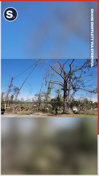 Cleanup Begins After Destructive Tornado Rips Through Western Georgia