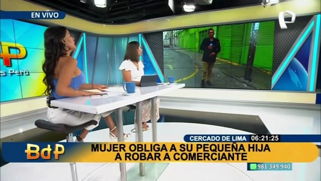 Cercado de Lima: mujer obliga a menor de edad a robar a comerciantes de una galería