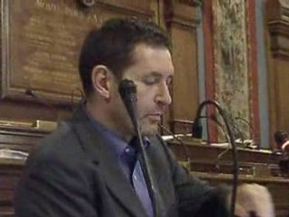 Pierre Mansat- Conseil de Paris-Municipalisation de l'eau 2