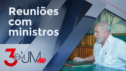Após chegada de Bolsonaro, Lula muda agenda e despacha do Palácio da Alvorada
