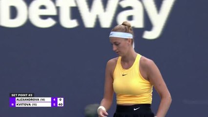 Miami - Kvitova en deux temps