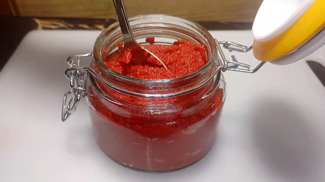 Homemade Tomato paste