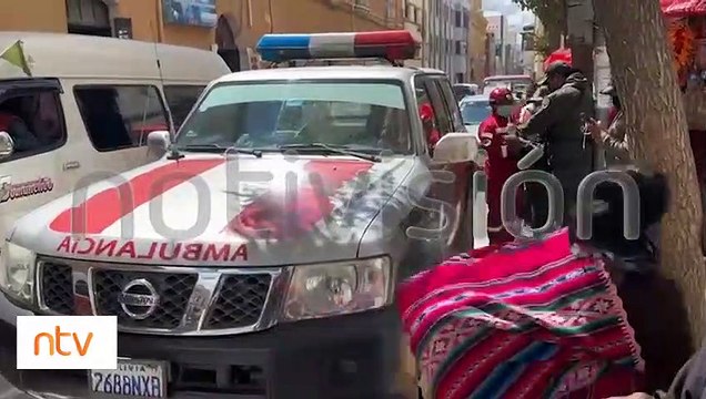 Exceso de velocidad e imprudencia : Padre e hijo fueron atropellados por un minibús
