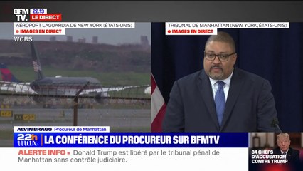 Donald Trump inculpé: "34 fausses déclarations ont été réalisées pour dissimuler d'autres crimes", selon le procureur