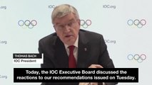 IOC president slams governments’ “deplorable” reactions