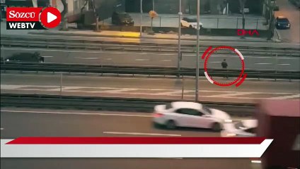 'El işareti' ile durduramadı: 5 araç birbirine girdi