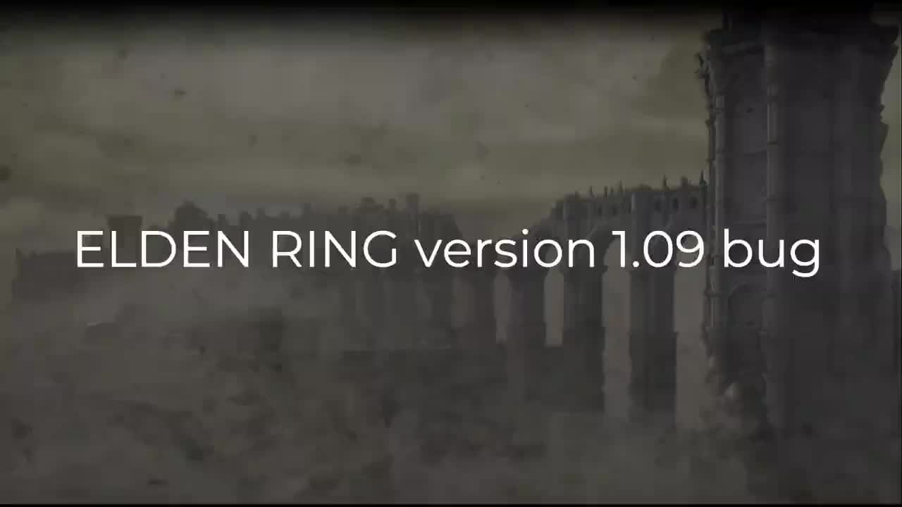 Elden Ring - Bug du buff (v1.09)