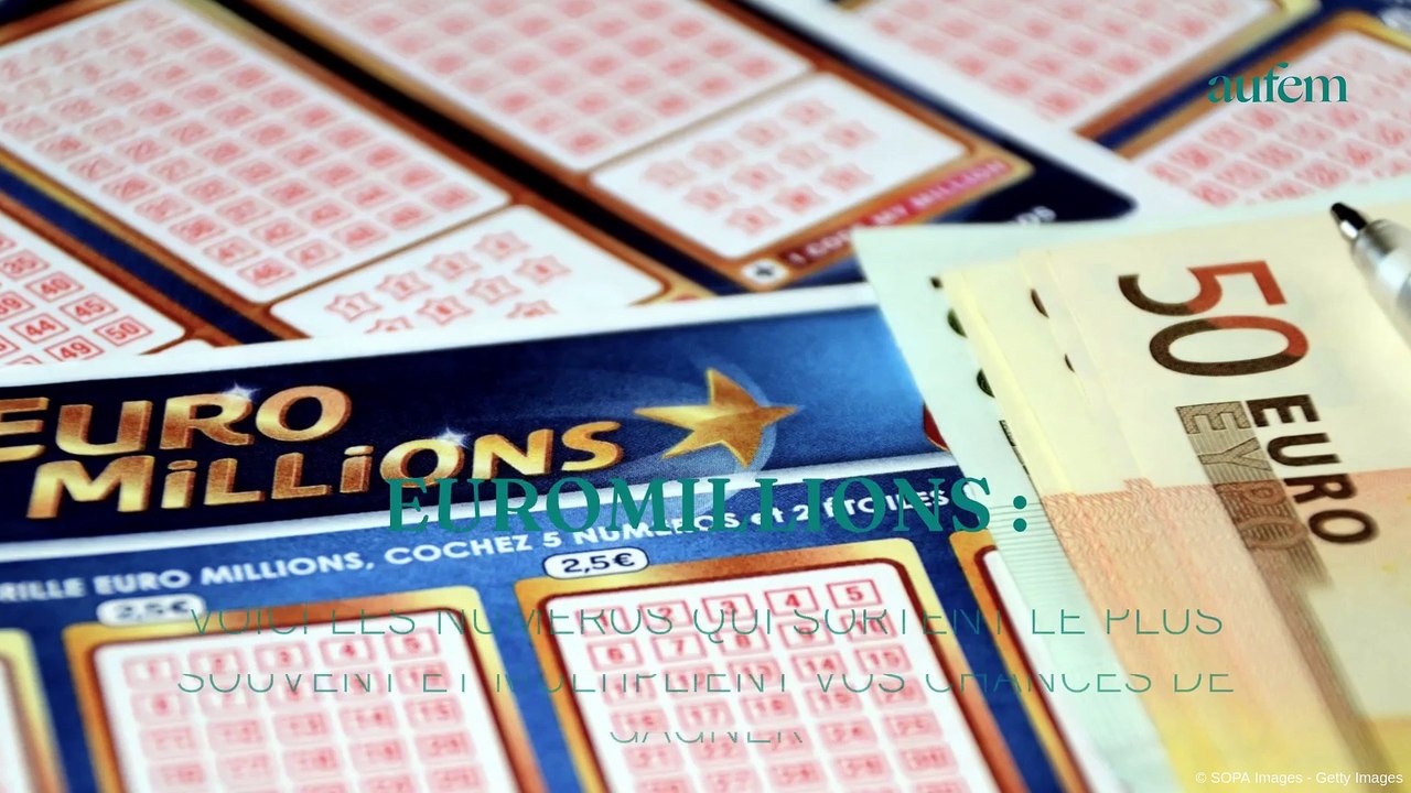 Euromillions voici les numéros qui sortent le plus souvent et multiplient vos chances de