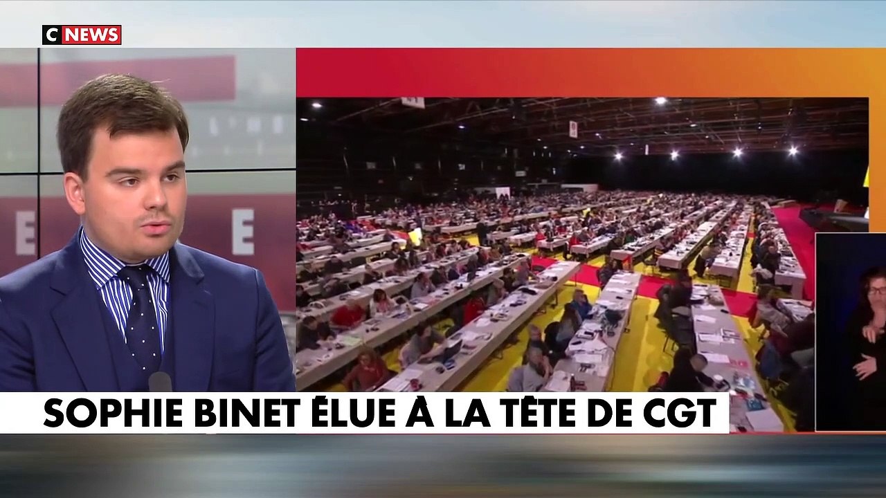 A la surprise générale, Sophie Binet, patronne des cadres de la CGT, est élue secrétaire générale de la CGT en remplacement de Philippe Martinez