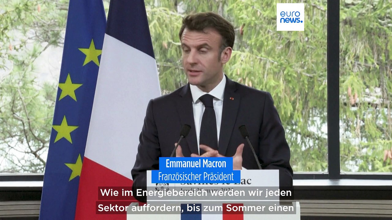 Hilft Enthaltsamkeit bei Dürre? Macron präsentiert Plan gegen Wassermangel