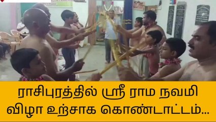 நாமக்கல் கோயில் திருவிழா-பக்தர்கள் விநோத நேர்த்திக்கடன்!